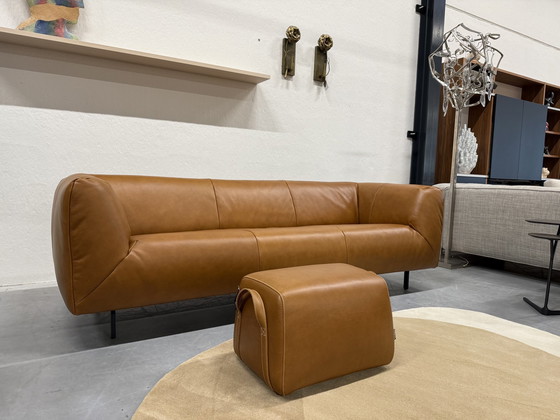 Image 1 of Label Vandenberg Moby Dick Sofa Set With Footstool Bovino Leather