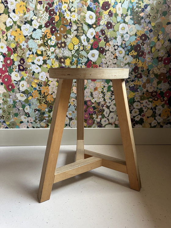 Image 1 of ARP stool side table triround plywood