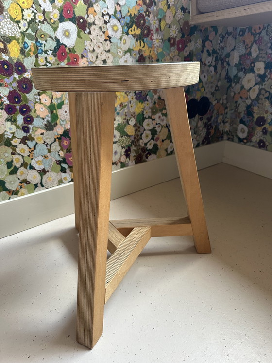 Image 1 of ARP stool side table triround plywood