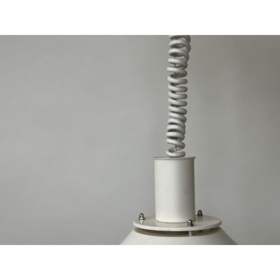 Image 1 of Lampada a sospensione bianca di metà secolo, Danimarca anni '60