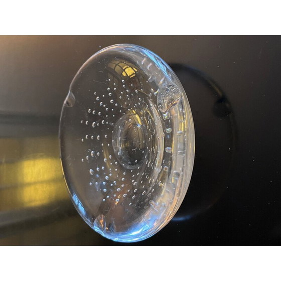 Image 1 of Vintage bubble crystal ashtray, 1970s