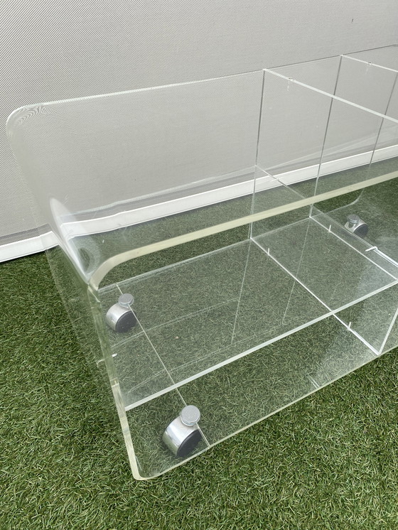 Image 1 of Space age Plexiglas audio furniture