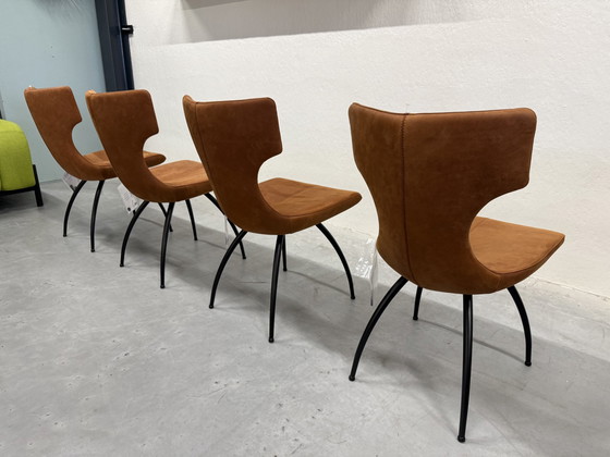 Image 1 of 4 sillas de comedor Leolux Callas Danza Leather