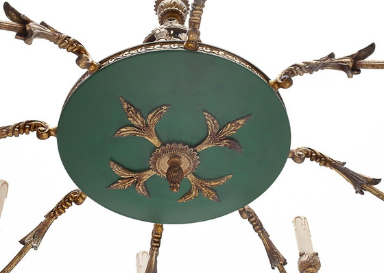 Image 1 of Gran lámpara de araña Napoleón de 8 luces