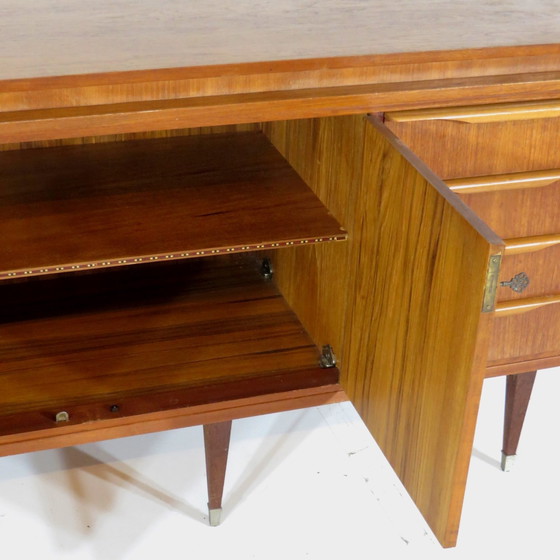Image 1 of Vintage Mid Century Modern Dressoir In Teak, Jaren 60