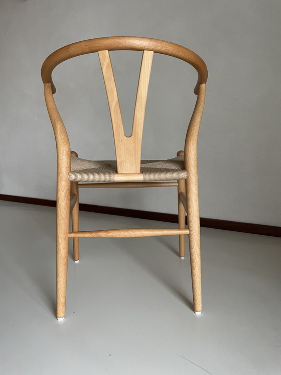 Image 1 of 6x Carl Hansen And Son Ch24 Chaise Wishbone Naturelle