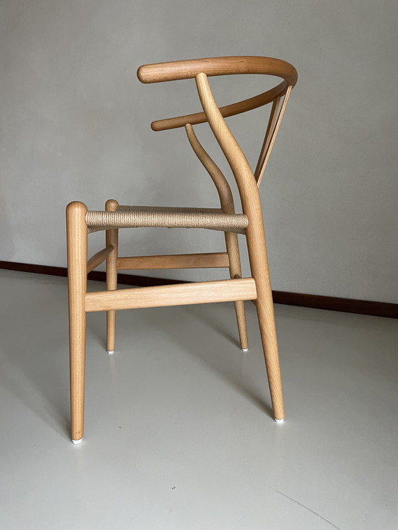 Image 1 of 6x Carl Hansen And Son Ch24 Chaise Wishbone Naturelle