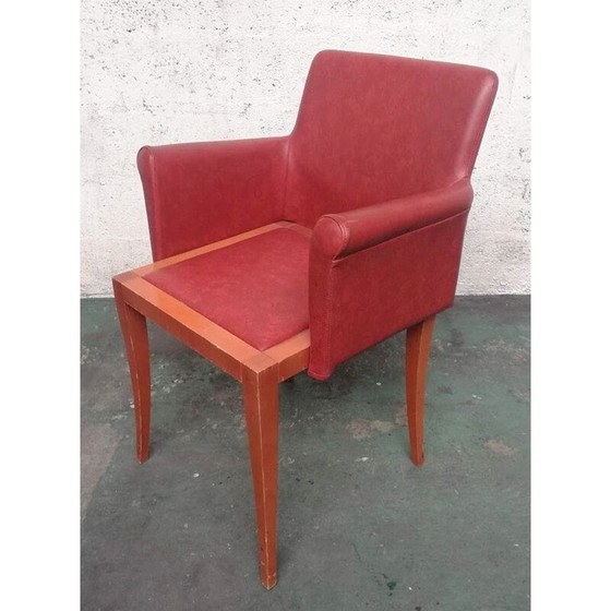 Image 1 of Poltrona a ponte vintage in legno massello di Didier Gomez per Ligne Roset