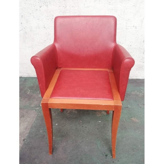 Image 1 of Poltrona a ponte vintage in legno massello di Didier Gomez per Ligne Roset