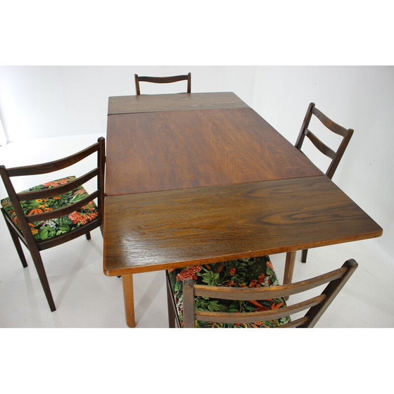 Image 1 of Vintage beech wood dining set for Jitona, Czechoslovakia 1950