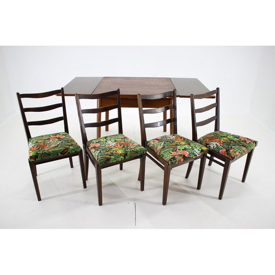 Image 1 of Vintage beech wood dining set for Jitona, Czechoslovakia 1950