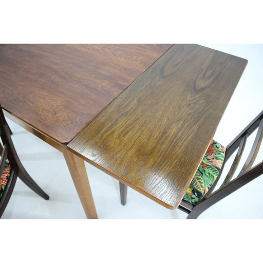 Vintage beech wood dining set for Jitona, Czechoslovakia 1950