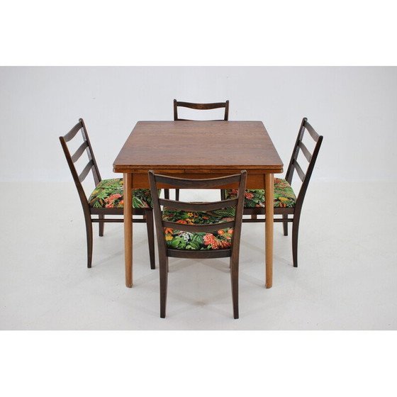Image 1 of Vintage beech wood dining set for Jitona, Czechoslovakia 1950