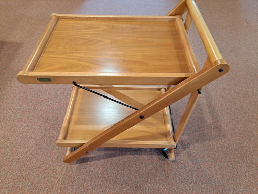 Nucci Valsecchi Cherrywood Serving Cart