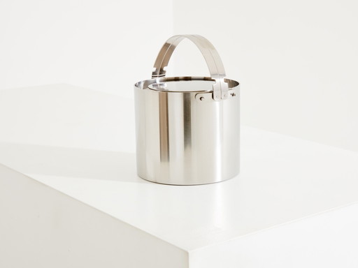 Arne Jacobsen Original Stainless Steel Ice Bucket 1960