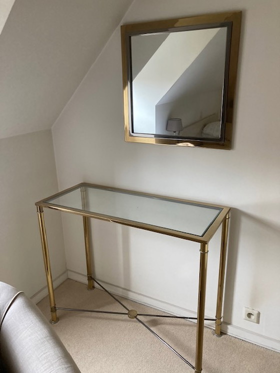 Image 1 of Tavolo da boudoir vintage con specchio