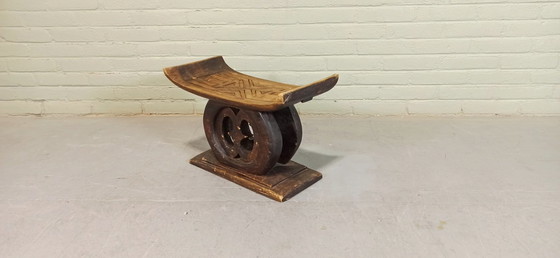 Image 1 of Vintage Ashanti Stool, African 