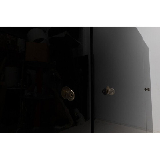 Image 1 of Vintage cabinet in black lacquer by Kazuhide Takahama for Cassina