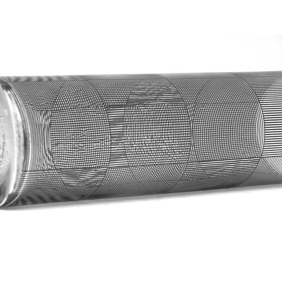 Image 1 of Vintage glass vase optical art Sydney Cash design for Moma New York 