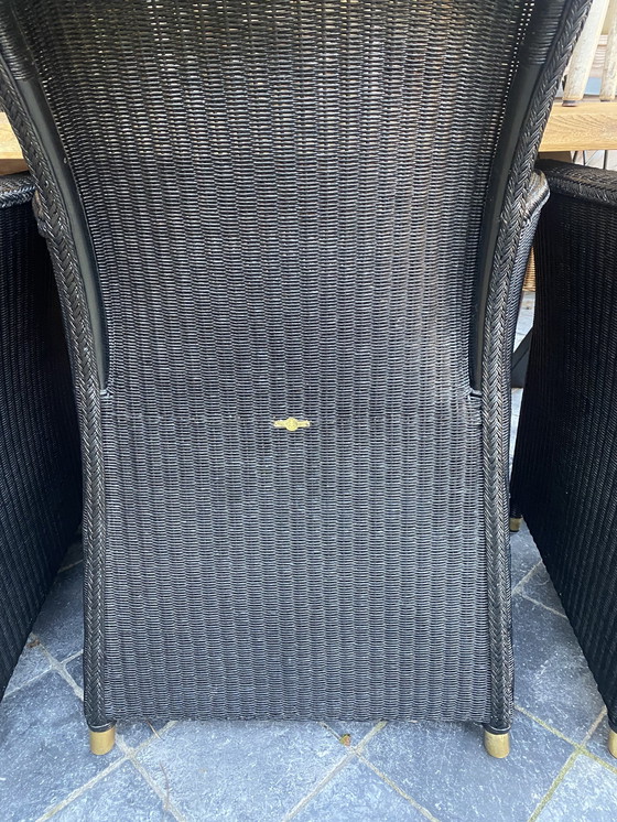 Image 1 of 6X Lloyd Loom Vincent Sheppard Chairs