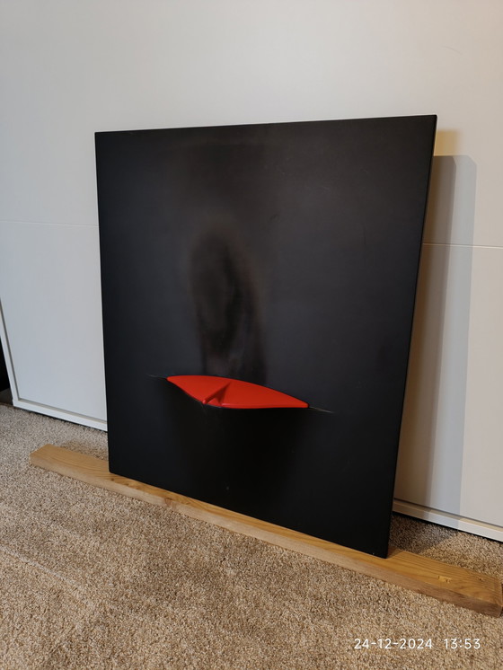 Image 1 of Gaya Bio-Ethanol Wall Fireplace Black