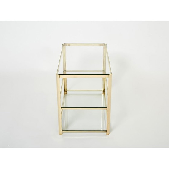 Image 1 of Vintage bronze side table by J.T. Lepelletier for Broncz, 1960