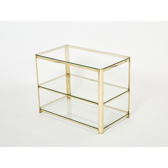 Image 1 of Vintage bronze side table by J.T. Lepelletier for Broncz, 1960