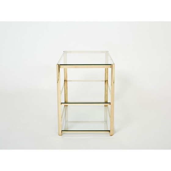 Image 1 of Vintage bronze side table by J.T. Lepelletier for Broncz, 1960