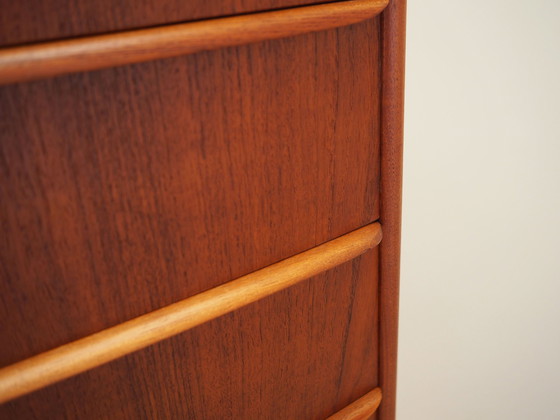 Image 1 of Teak Chest Of Drawers, Danish Design, 1970S, Production: Denmark