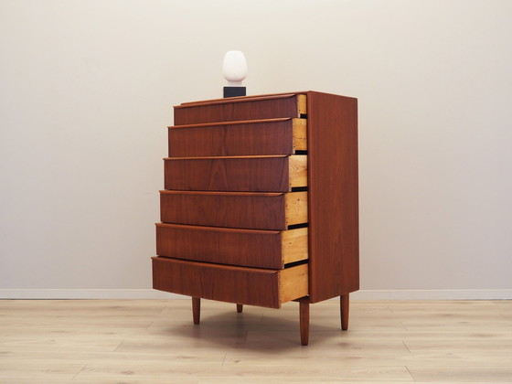 Image 1 of Teak Chest Of Drawers, Danish Design, 1970S, Production: Denmark