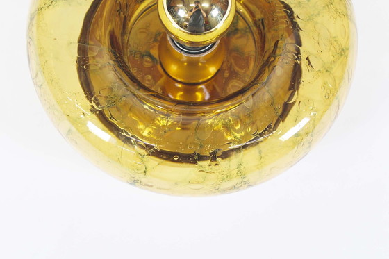 Image 1 of Vintage Glass 'Donut' Wall Lamp By Doria Leuchten