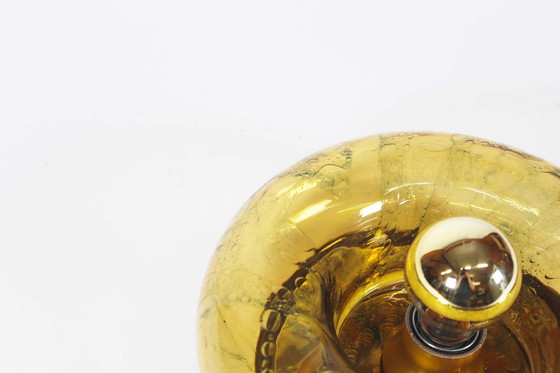 Image 1 of Vintage Glass 'Donut' Wall Lamp By Doria Leuchten