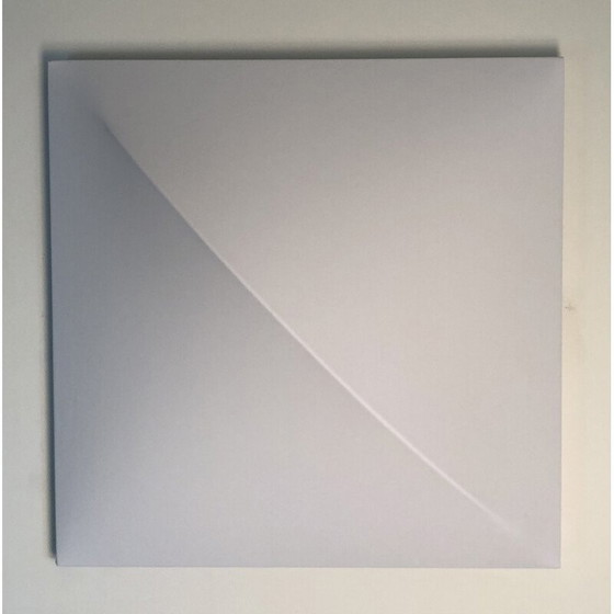 Image 1 of Vintage Saori wall lamp in white lacquered metal by Kazuhide Takahama, Italy 1970