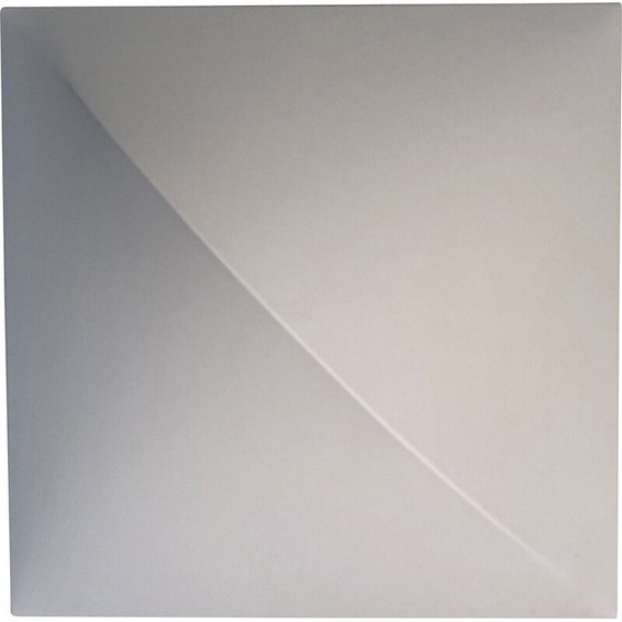 Image 1 of Vintage Saori wall lamp in white lacquered metal by Kazuhide Takahama, Italy 1970