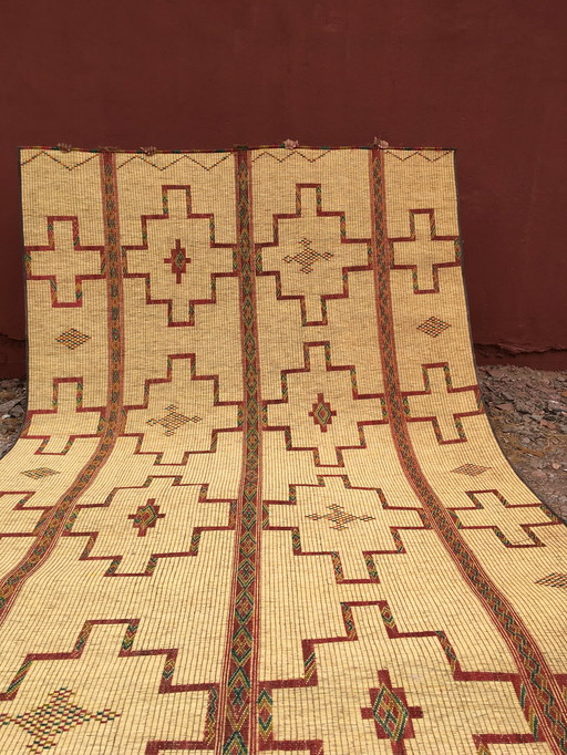 Mauritanian mat Touareg carpet 4.76 X 2.80 M