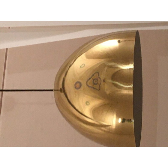 Image 1 of Vintage brass chandelier, Italy 1970