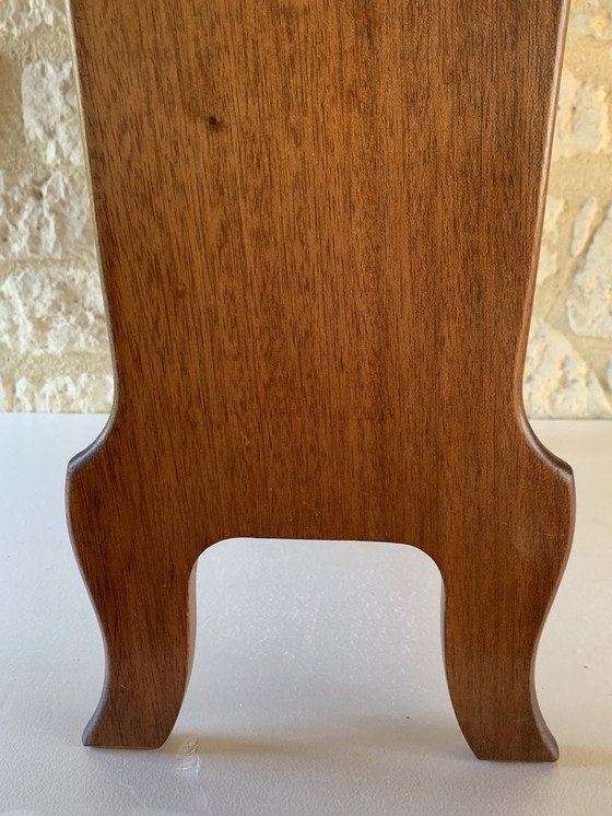 Image 1 of Vintage Side Table With Magazine Rack, 1960’s