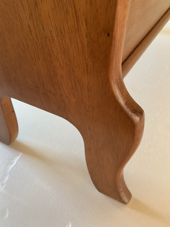 Image 1 of Vintage Side Table With Magazine Rack, 1960’s