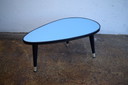 Tavolino da caffè vintage, tavolino laterale, sgabello portafiori, 1950