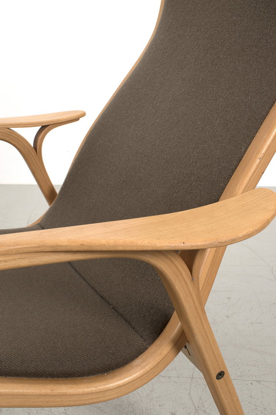 Image 1 of Pair of Yngve Ekström Lamino armchairs