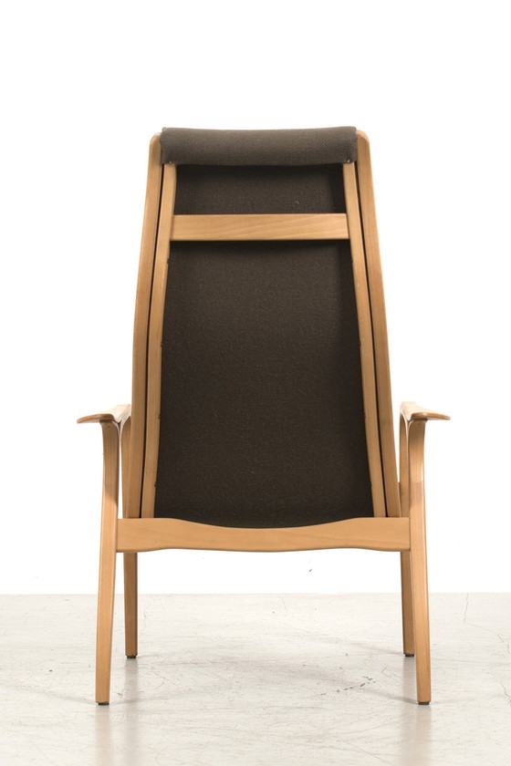 Image 1 of Pair of Yngve Ekström Lamino armchairs