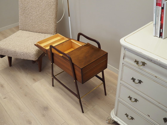 Image 1 of Walnut Sewing Table, Italian Design, 1970S, Production: Italy