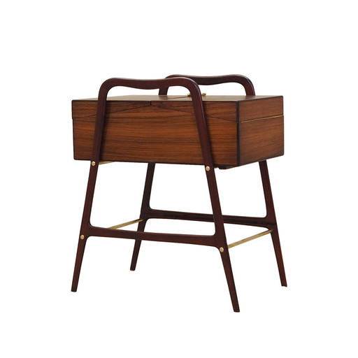 Walnut Sewing Table, Italian Design, 1970S, Production: Italy