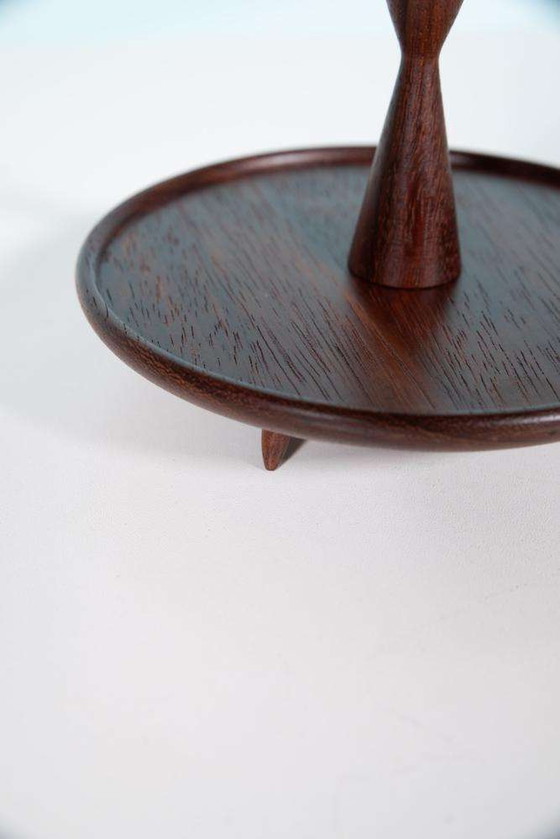 Image 1 of Teak bonbon dish 1960s, Danish serving plate 60s