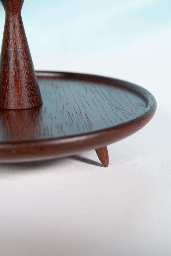 Image 1 of Teak bonbon dish 1960s, Danish serving plate 60s