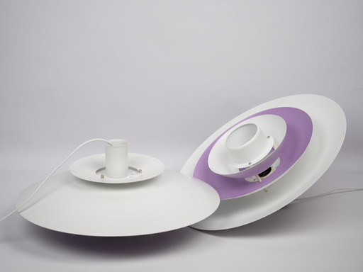 Coppia di 2 lampade a sospensione vintage danesi di Form Light