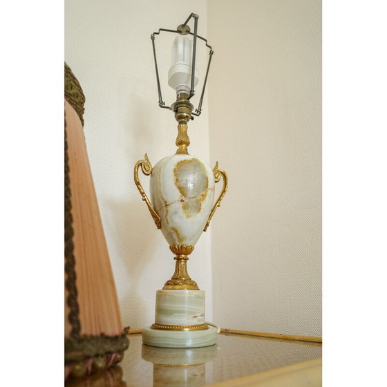 Vintage onyx lamp new arrivals