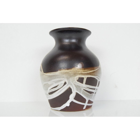 Image 1 of Jarrón decorativo de cerámica de mediados de siglo, Checoslovaquia, década de 1960