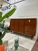 Vintage Design highboard, cabinet - Heinrich Rietsenpatt teak