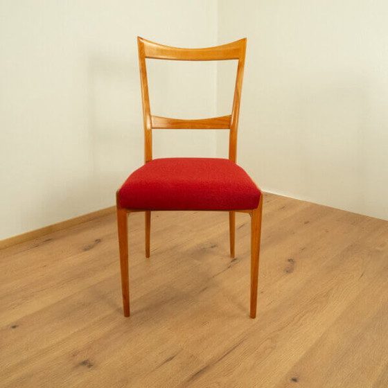 Image 1 of 1960s dining table with 6 cherry chairs